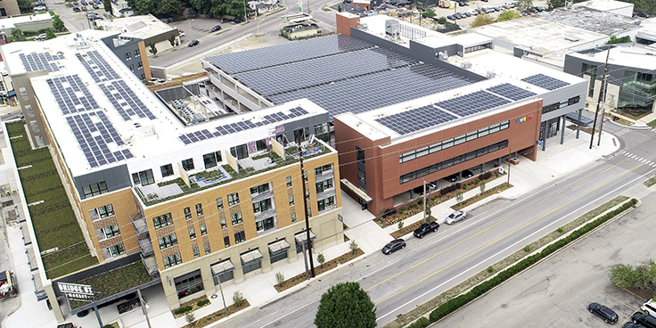 Consumers Energy is helping create a new urban center powered by renewable energy